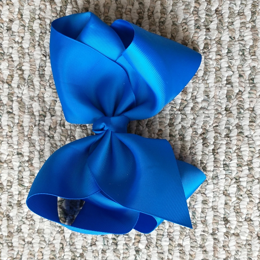 Girl's Royal Blue Hair Bow